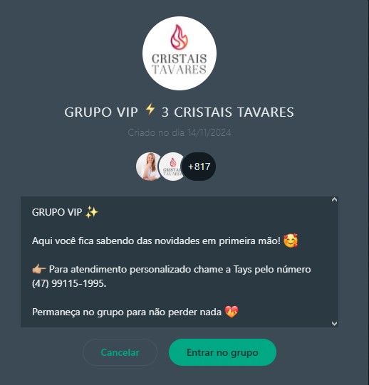 Grupo VIP para Decoração Descontos Exclusivos na Cristais Tavares (3)